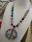 Peace Multi Necklace - Gold or Silver