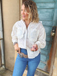 Meadow Mist Eyelet Blouse