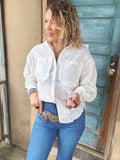 Meadow Mist Eyelet Blouse