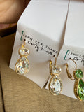 Starlight Spark Huggie Earrings by Jennifer Thames Originals