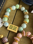 Wood Tile Mahjong Bracelet