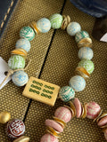 Wood Tile Mahjong Bracelet