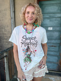 Worn and Weathered Tee Mischief One Size by Jaded Gyspy