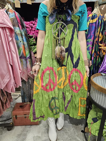 A Rare Bird Peace Sign Skirt