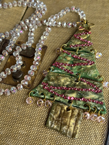 Crystal Christmas Tree Necklace – A Rare Bird