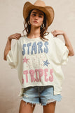 Floral Stars & Stripes Tee