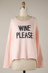 WINE PLEASE Sweater
