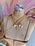 Unlock the Glam Necklace - Pearl Daisy