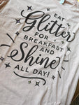 Glitter Breakfast Tee