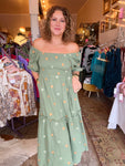 Fall Daisy Fields Maxi Dress