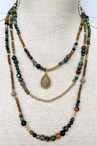 India Agate Maggie Necklace