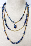 Blue Maggie Necklace