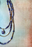 Blue Maggie Necklace