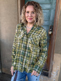 Jaded Gypsy Crisp Morning Air Flannel - 3 Colors