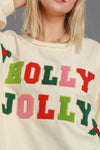 Holly Jolly Patch Pullover