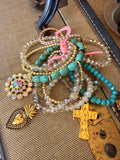 Desert Bloom Charm Stack Bracelet Set
