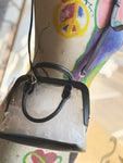 Analise Clear Satchel/Crossbody Bag - Black