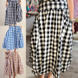 Picnic Poetry Gingham Skirt