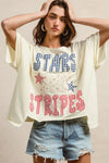 Floral Stars & Stripes Tee
