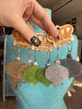 🌟🎄 Retro Ornament Earrings (Art by Amy)