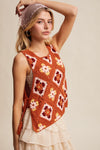 The Sunset Patchwork Crochet Top