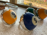 “Cue the Sparkle Rings” – Upcycled Pool Ball Stretch Rings