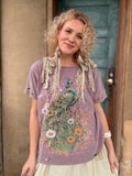 Royal Feathers Soft Journey Tee by Jaded Gypsy