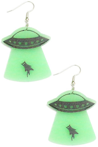 UFO Cat Earrings