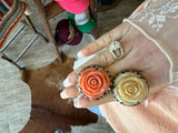 Carved Rose Ring