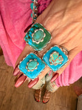Blue Crush Stacked Gemstone Ring ATG