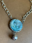 Art by Amy “Celestial Soul” Amazonite Sun & Moon Necklace