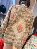 Honey Beige Floral Jacket by A Rare Bird