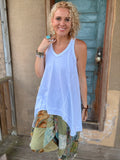 Parchment Beyond The Moon Tank by Jaded Gypsy