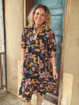 Twilight Garden Midi Dress Small-2X