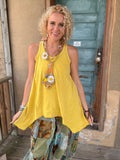Mustard Beyond The Moon Tank by Jaded Gypsy