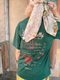 Dilly Dally Tee — Hunter Green by Lady the Brand