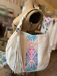 Jaylin Tribal Saddle Bag w/ Large Tassel