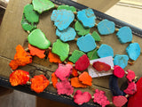 Color Me Boho Howlite Slab Necklace