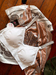 Strap Its White Bra/Grande Crystals on White