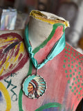 Turquoise Trail Chief Pendant