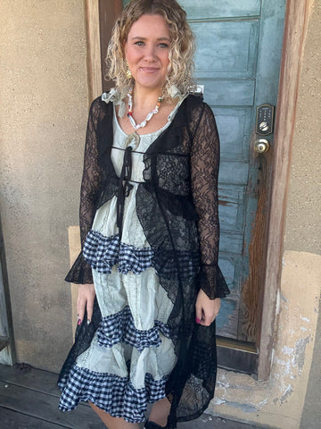 The Moonlit Lace Duster