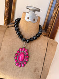 Midnight Concho Marble Necklace