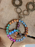Peace in Technicolor Necklace by Gypsy South