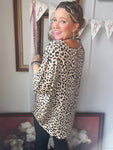 Leopard Satin Tee