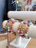 Lucky Garden Chinoiserie Bracelet Mahjong