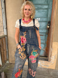 House of Jaded Gypsy Sunfaded Trail Love Overalls Jaded Gypsy