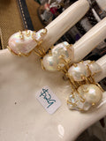 “Golden Tide Pearl Ring” by Jennifer Thames Originals