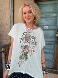 Worn and Weathered Tee Mischief One Size by Jaded Gyspy