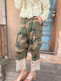 Wayward Soul Camo Lace Pants by Jaded Gypsy
