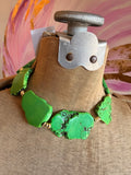 Color Me Boho Howlite Slab Necklace